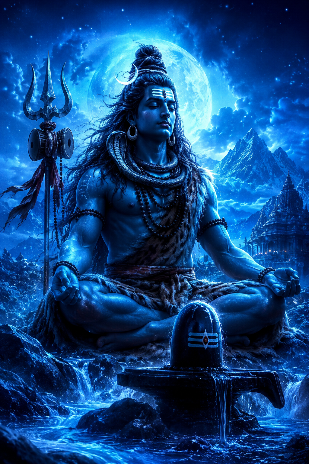 सावन 2026 में शिवलिंग पर बेलपत्र चढ़ाते भक्त और भगवान शिव पूजा