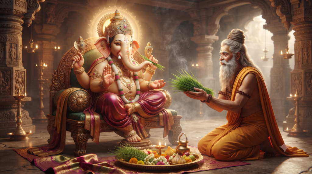 21 durva ganesh ji puja