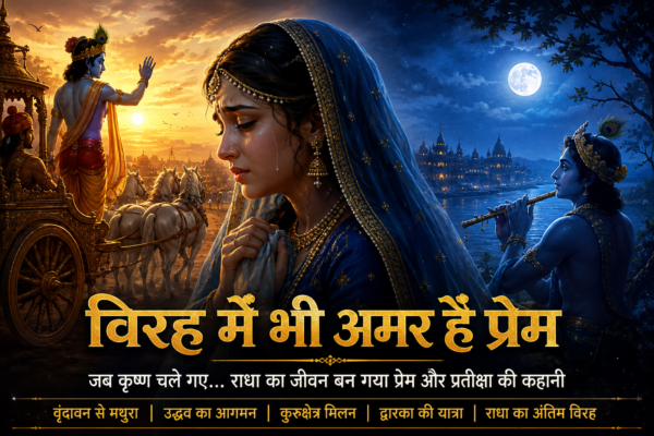 श्रीकृष्ण के वृंदावन छोड़ने के बाद राधा की विरह कथा
