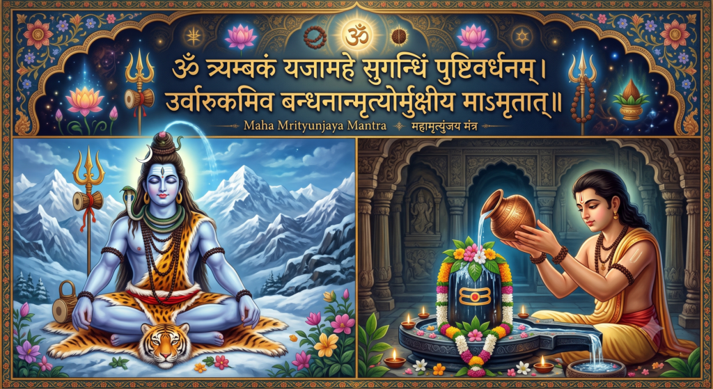 lord shiva dhyan and shivling abhishek