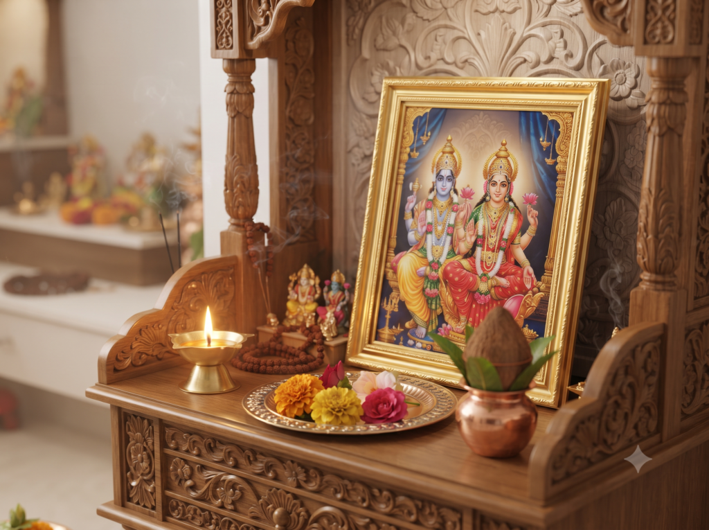 विष्णु-लक्ष्मी पूजन के अचूक नियम और उपाय: घर में सदा बनी रहेगी सुख-समृद्धि vishnu lakshmi puja vidhi and upay