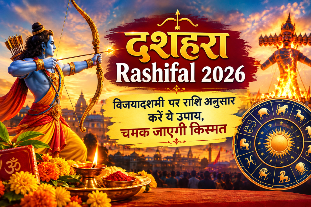 Dussehra Rashifal 2026: विजयादशमी पर राशि अनुसार करें ये शुभ उपाय दशहरा राशिफल 2026 विजयादशमी पर राशि अनुसार उपाय