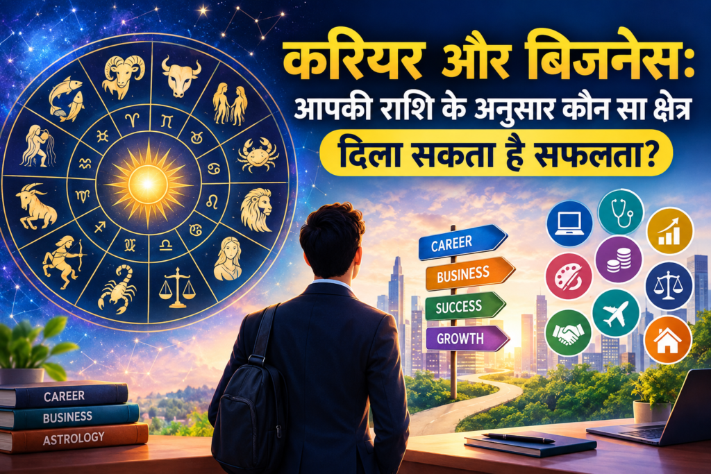 करियर और बिजनेस: आपकी राशि के अनुसार कौन सा क्षेत्र दिला सकता है सफलता? करियर और बिजनेस के लिए राशि के अनुसार उपयुक्त क्षेत्र