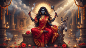 माँ कालरात्रि का दिव्य स्वरूप और उनका गर्दभ वाहन