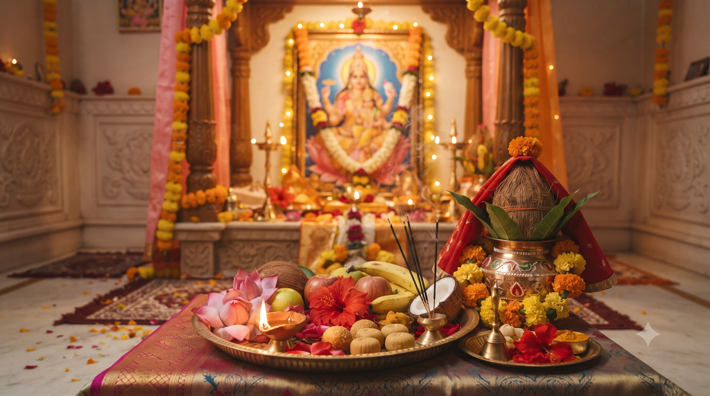 maa skandamata puja thali