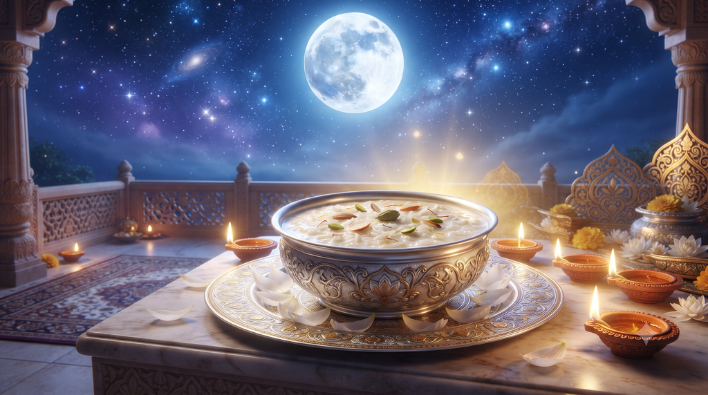 sharad purnima kheer chandni